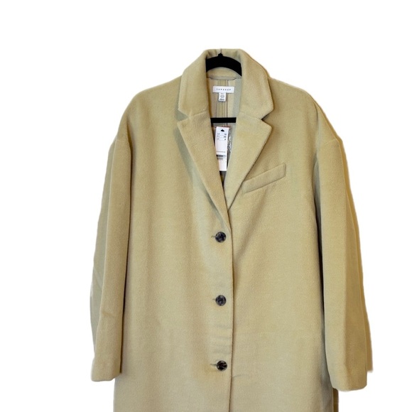 TopShop Longline Coat Women’s 6 Tall NWT - Picture 8 of 14